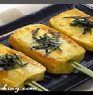 Japanese Recipe called Uni Cheese Yaki Tofu