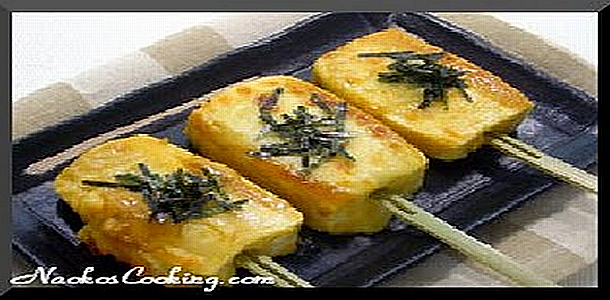 Japanese Recipe called Uni Cheese Yaki Tofu