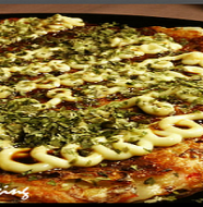 Japanese Rescipe called Okonomiyaki or Japanese Pizza