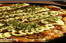 Japanese Rescipe called Okonomiyaki or Japanese Pizza