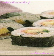 Making Japanese Sushi Roll (Maki Zushi)