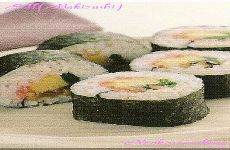 Making Japanese Sushi Roll (Maki Zushi)