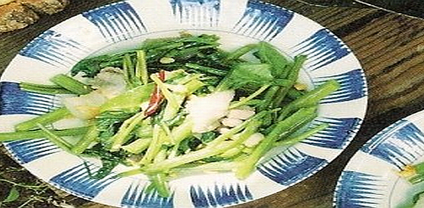 Fried Water Spinach 空心菜炒め