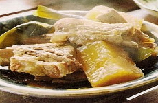 Okinawa-Style Braised Pork ソーキブニの煮付け