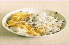 Scrambled Egg with Young sardine Rice 卵そぼろとしらすご飯