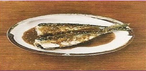 Simmered Sardine with Sesame Vinegar 鰯のごま煮