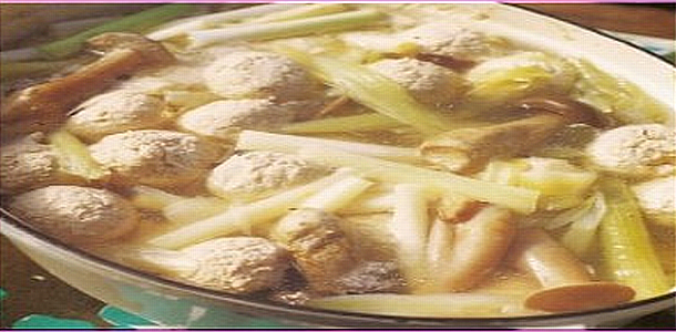 Chicken balls Hot Pot 鶏団子鍋