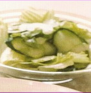 Lettuce and Cucumber Salad レタスときゅうりのサラダ