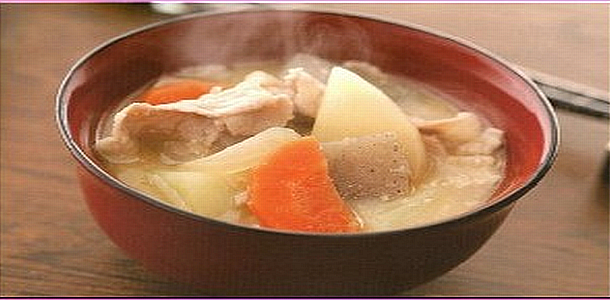 Miso Soup with Pork and Vegetables 豚汁