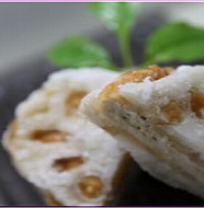 Deep-Fried Lotus root and Shrimp Sandwiches