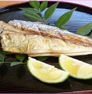 Salted-Grilled Horse Mackerel 鯵の塩焼き