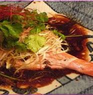 Steamed Whole Alfonsino 金目鯛の姿蒸し