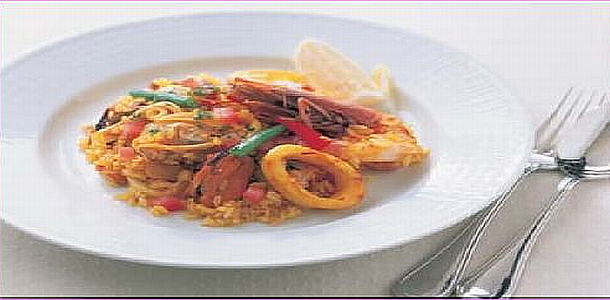 Seafood Paella シーフードパエリア