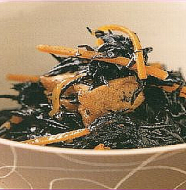 Simmered Hijiki Seaweed ひじきの煮物