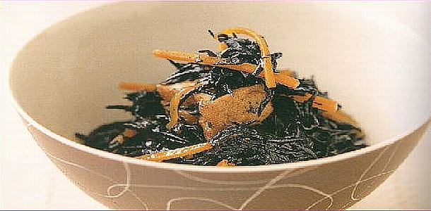 Simmered Hijiki Seaweed ひじきの煮物