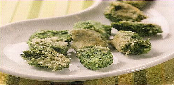 Spinach Gnocchi with Parmesan Cheese