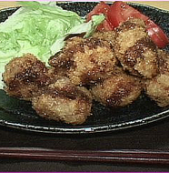 Deep Fried Pork Thinly Slice Style 薄切り肉のトンカツ