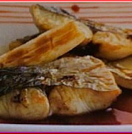 Grilled Marinate with Spanish Mackerel 鰆の漬け焼き