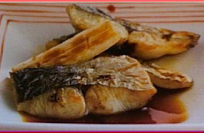 Grilled Marinate with Spanish Mackerel 鰆の漬け焼き