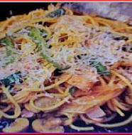 Spaghetti Neapolitan Japanese Style 日本風スパゲッティナポリタン