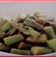 Green Asparagus with Peanuts Cream アスパラのピーナッツクリーム和え