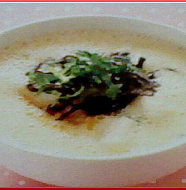 Soy Milk Soup with Yam 山芋の豆乳スープ