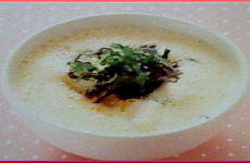 Soy Milk Soup with Yam 山芋の豆乳スープ