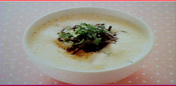 Soy Milk Soup with Yam 山芋の豆乳スープ