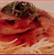 Cold Shabu Shabu with Spaghetti Plum Sauce 牛しゃぶと梅ソーススパゲッティ