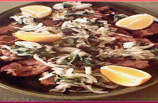 Steamed Pork and Onion Salad 蒸し豚肉と玉葱のサラダ