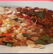 Vegetable Pilaf with Spicy Meat Sauce 野菜ピラフスパイシーミートソース添え.png