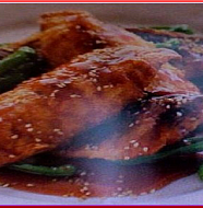 Deep-Fried Horse Mackerel with Sesame Vinaigrette Sauce 鯵のからあげごま酢あん