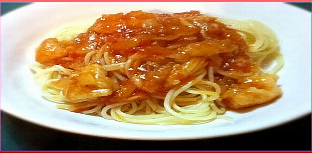 Day 9 Chicken Tomato Sauce Pasta 鶏肉のトマトソースパスタ