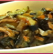 Eggplant Saute 茄子の炒め物