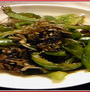 Pepper and Dried Young Sardine with Fried Simmer