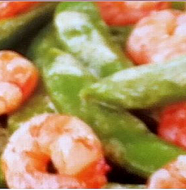 Fried Prawn and Snap peas with Mayonnaise Sauce