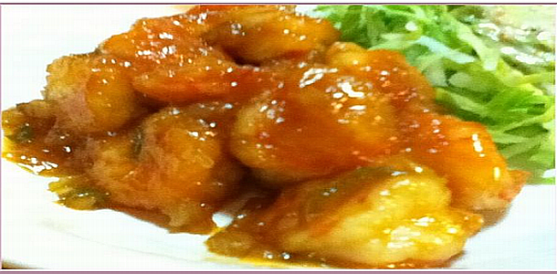 Shrimp-with-Chili-Sauce-エビチリ