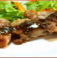 Diet Recipe#1 Chicken with Basil Sauce 鶏肉のバジルソース