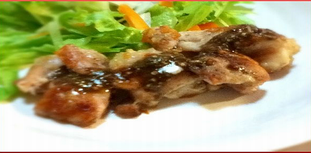 Diet Recipe#1 Chicken with Basil Sauce 鶏肉のバジルソース