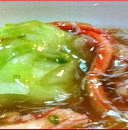 Diet Recipe#4 Lettuce with Crab thick Sauce