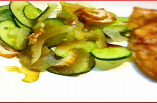 Diet Recipe#5 CHIKUWA and Celery Salad ちくわとセロリのサラダ