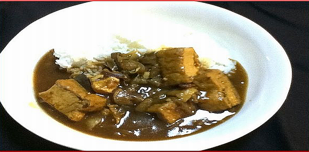 Japanese Style Curry with Deep-Fried Thick Tofu