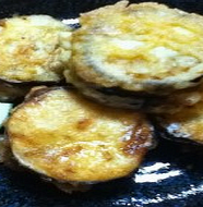 Eggplant Fritter with Ground Meat