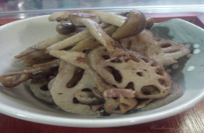 Lotus Root with Japanese Mushrooms Blog