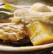 Okinawa-Style Braised Pork ソーキブニの煮付け