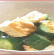 Cucumber and Deep-Fried Tofu Salad