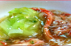 Diet Recipe#4 Lettuce with Crab thick Sauce