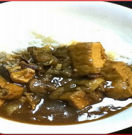 Japanese Style Curry with Deep-Fried Thick Tofu